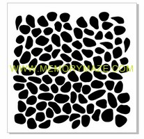 River pebbles poly template 8x8 sold in 3's